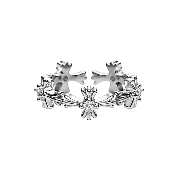 Wild Antler Ring in Silver