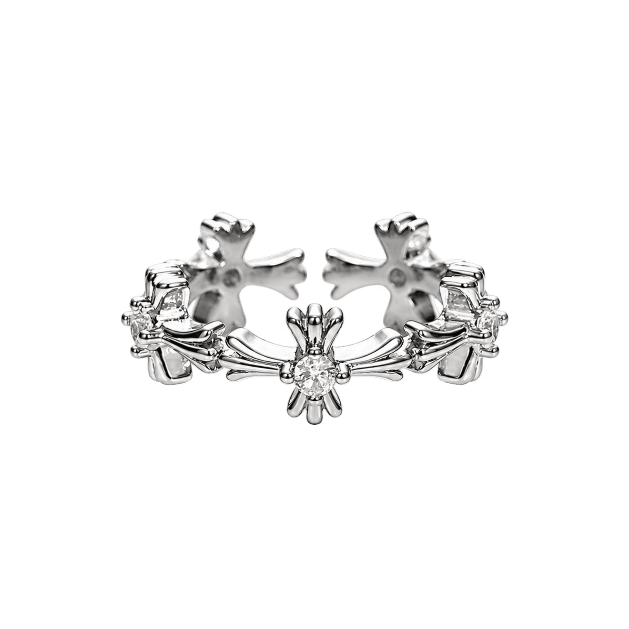 Wild Antler Ring in Silver